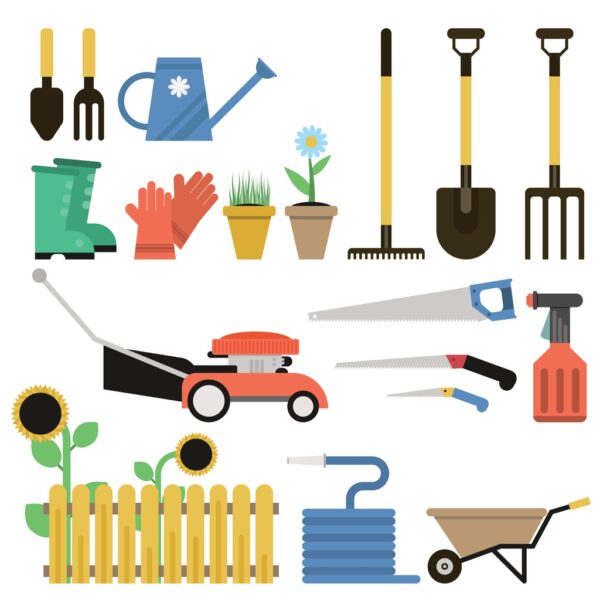 Tools and accessories for cottages and gardens